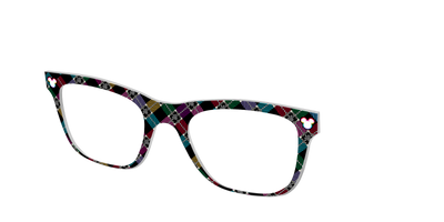 The Mickey Plaid - Angle Top Thumbnail - Pair Eyewear