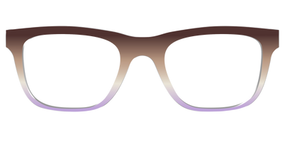 The Mocha to Light Lavender Gradient - Front Top Thumbnail - Pair Eyewear