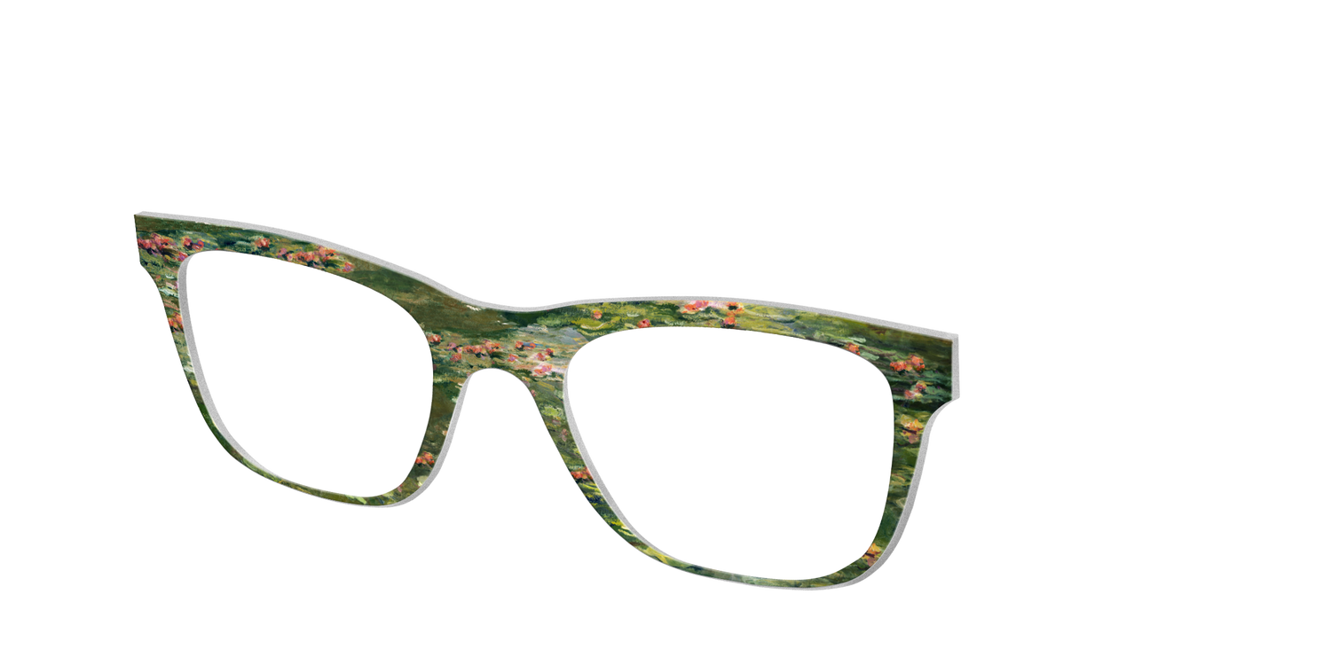 Monet Water Lilies - Angle Top Image - Pair Eyewear