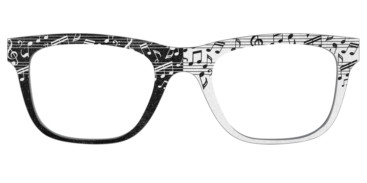 The Musical Shimmer Split - Front Top Image - Pair Eyewear