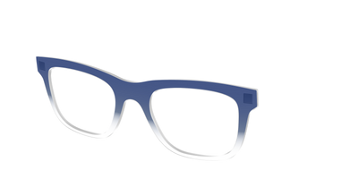 The Navy Gradient Crystal - Angle Top Thumbnail - Pair Eyewear