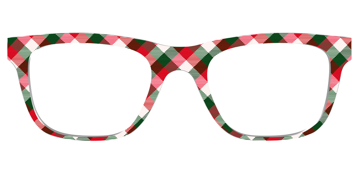 The Nice List Plaid - Front Top Image - Pair Eyewear