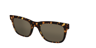 The Non-Polarized Tortoise Sun Top - Angle Top Thumbnail - Pair Eyewear