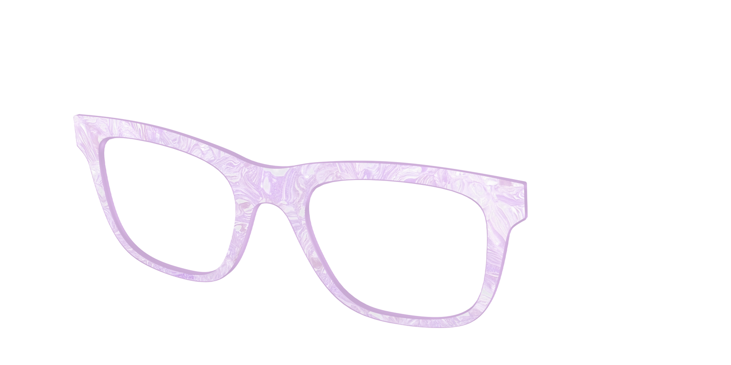 The Pale Iris Pearl Marble - Angle Top Image - Pair Eyewear