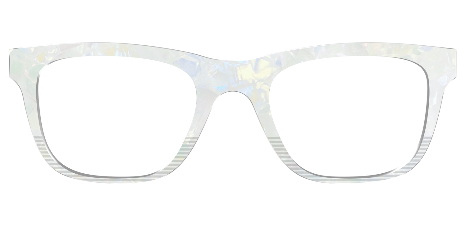 The Pearlescent Stripes Split - Front Top Image - Pair Eyewear