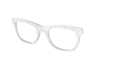The Pearlescent Stripes Split - Angle Top Thumbnail - Pair Eyewear