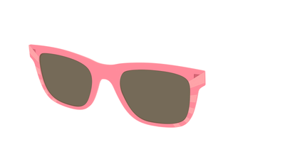 The Polarized Fruit Punch Sunburst Sun Top - Angle Top Thumbnail - Pair Eyewear