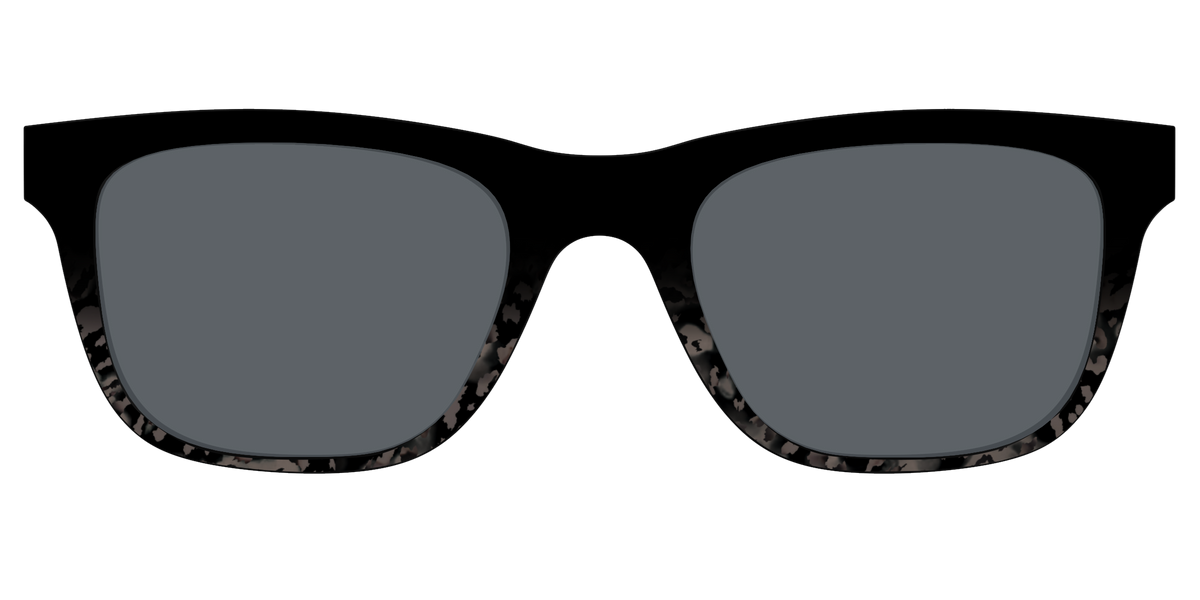 The Polarized Shaded Tortoise Sun Top - Front Top Image - Pair Eyewear