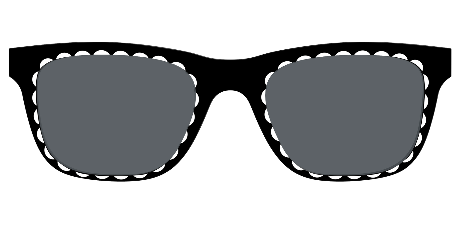 The Polarized Stylish Daisy Sun Top - Front Top Image - Pair Eyewear