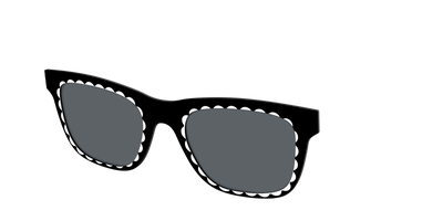 The Polarized Stylish Daisy Sun Top - Angle Top Thumbnail - Pair Eyewear