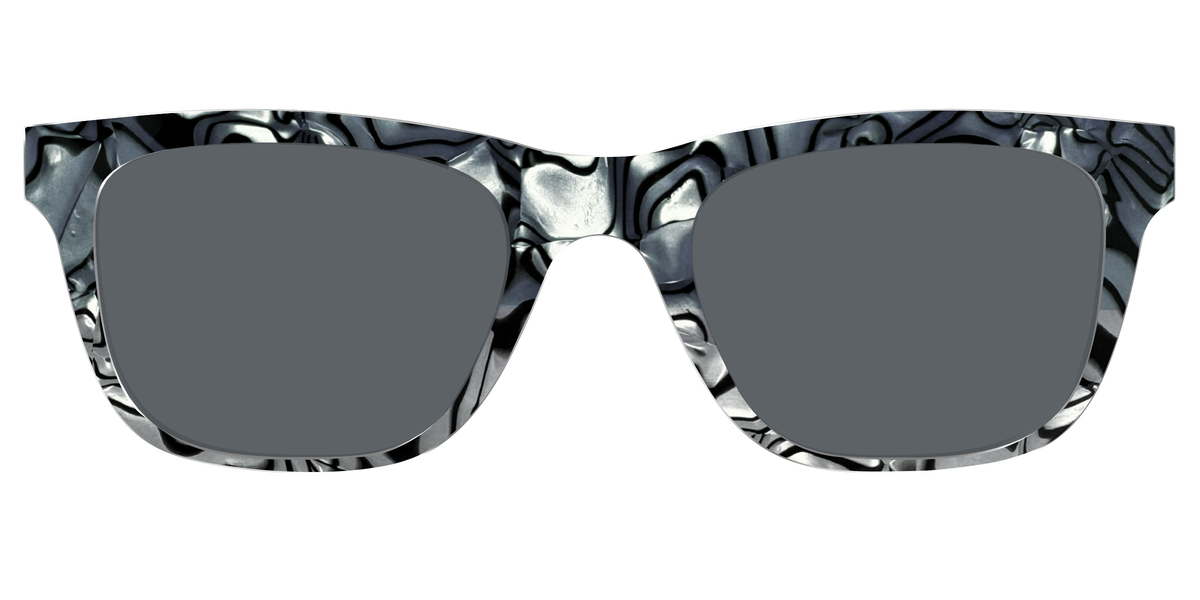 The Polarized Zebra Pearl Split Sun Top - Front Top Image - Pair Eyewear