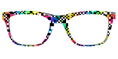 The Prismatic Check - Front Top Thumbnail - Pair Eyewear