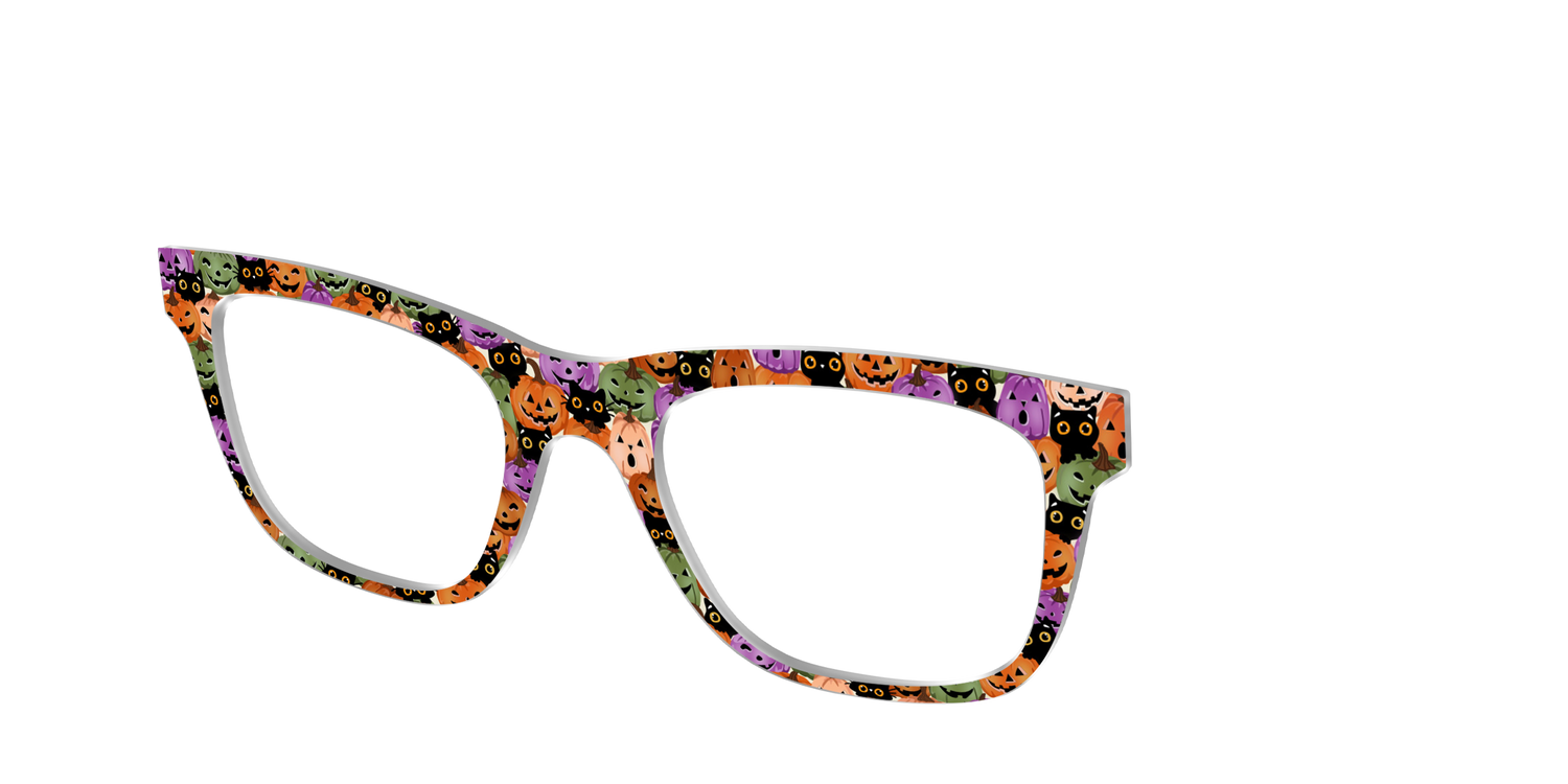The Purring Pumpkins - Angle Top Image - Pair Eyewear