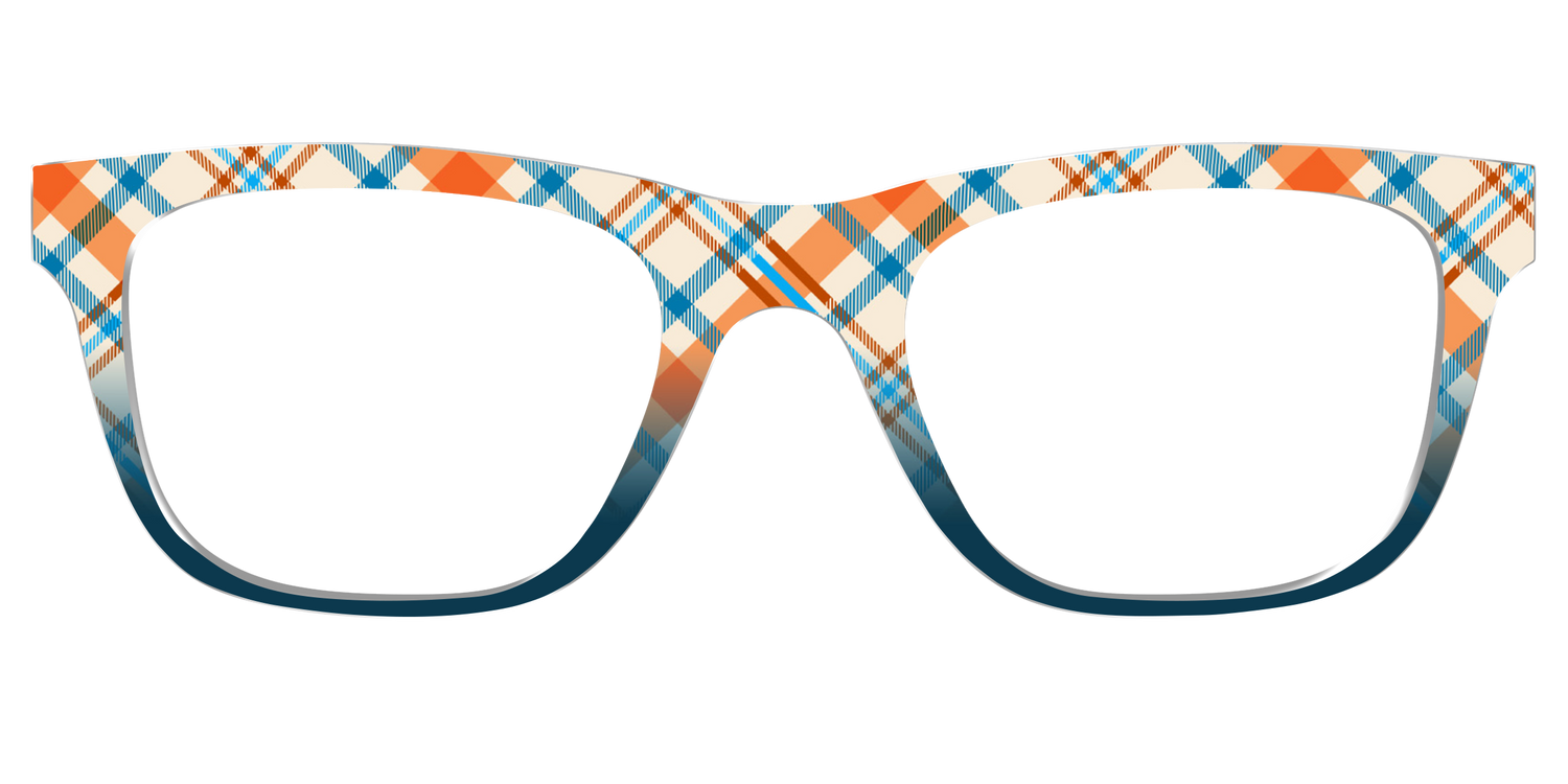 The Sailing Plaid - Front Top Image - Pair Eyewear