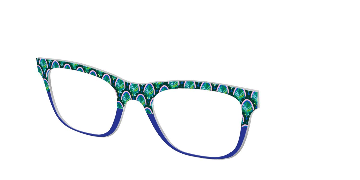 The Seabreeze Scallop Split - Angle Top Image - Pair Eyewear