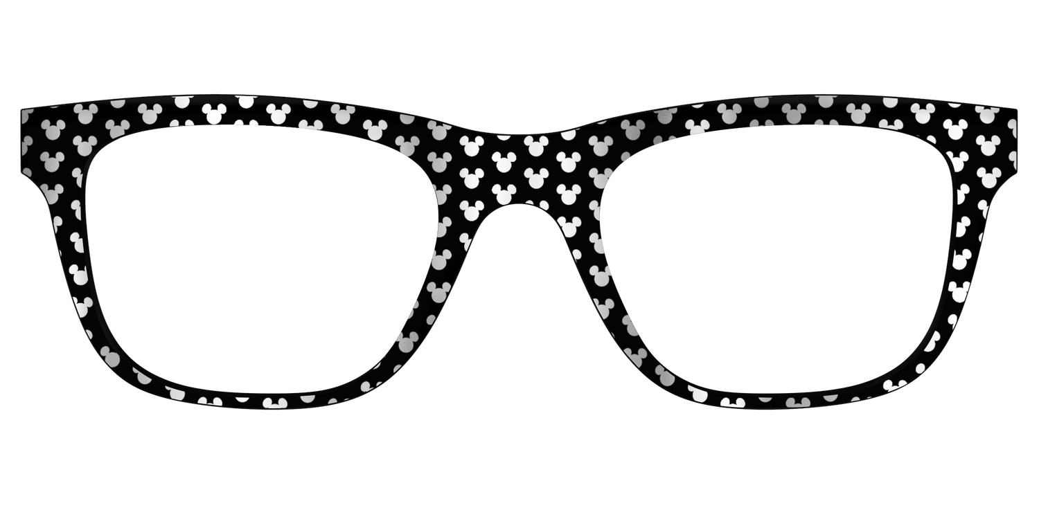 The Silver Foil Mickey - Front Top Image - Pair Eyewear
