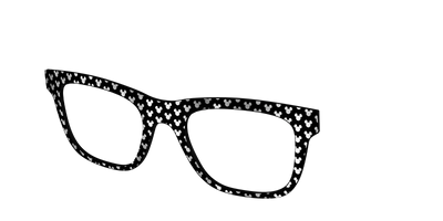 The Silver Foil Mickey - Angle Top Thumbnail - Pair Eyewear
