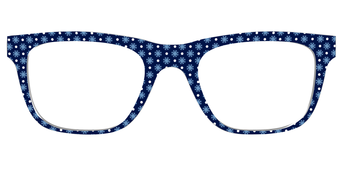 The Snowflake Polka Dot - Front Top Image - Pair Eyewear