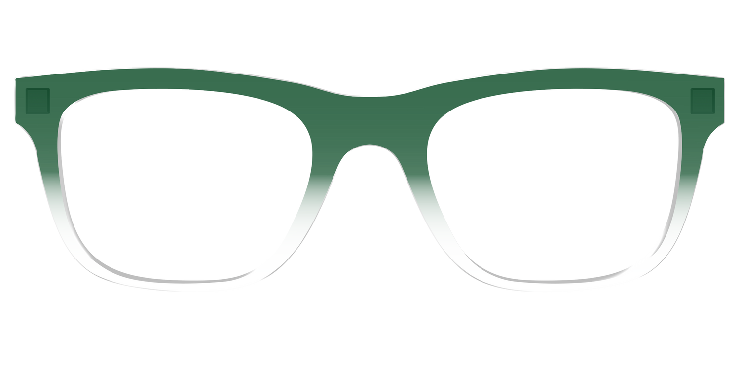 The Spruce Gradient Crystal - Front Top Image - Pair Eyewear