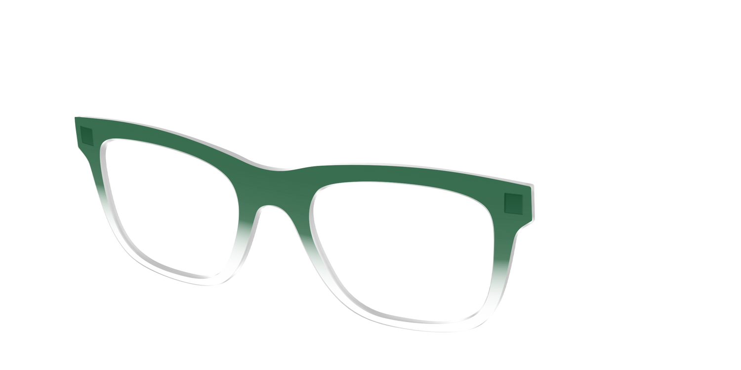 The Spruce Gradient Crystal - Angle Top Image - Pair Eyewear
