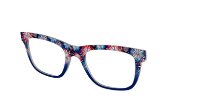 The Stained Glass Fireworks - Angle Top Thumbnail - Pair Eyewear