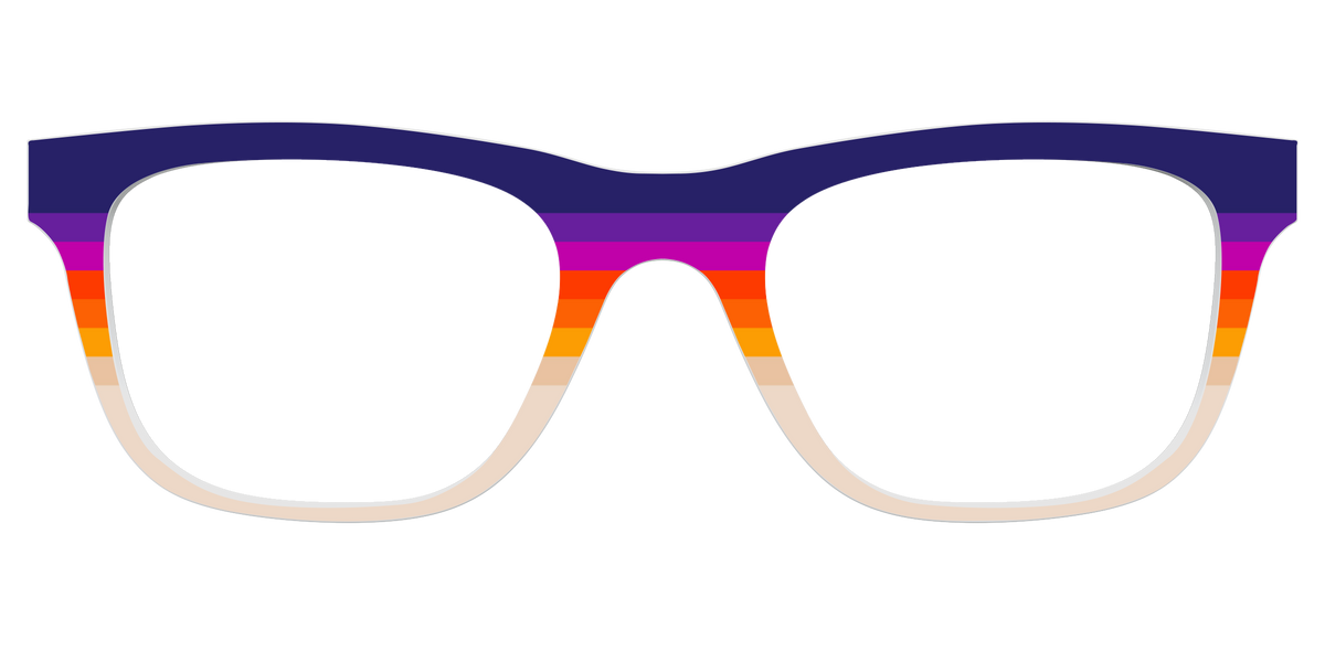 The Summit Stripes - Front Top Image - Pair Eyewear