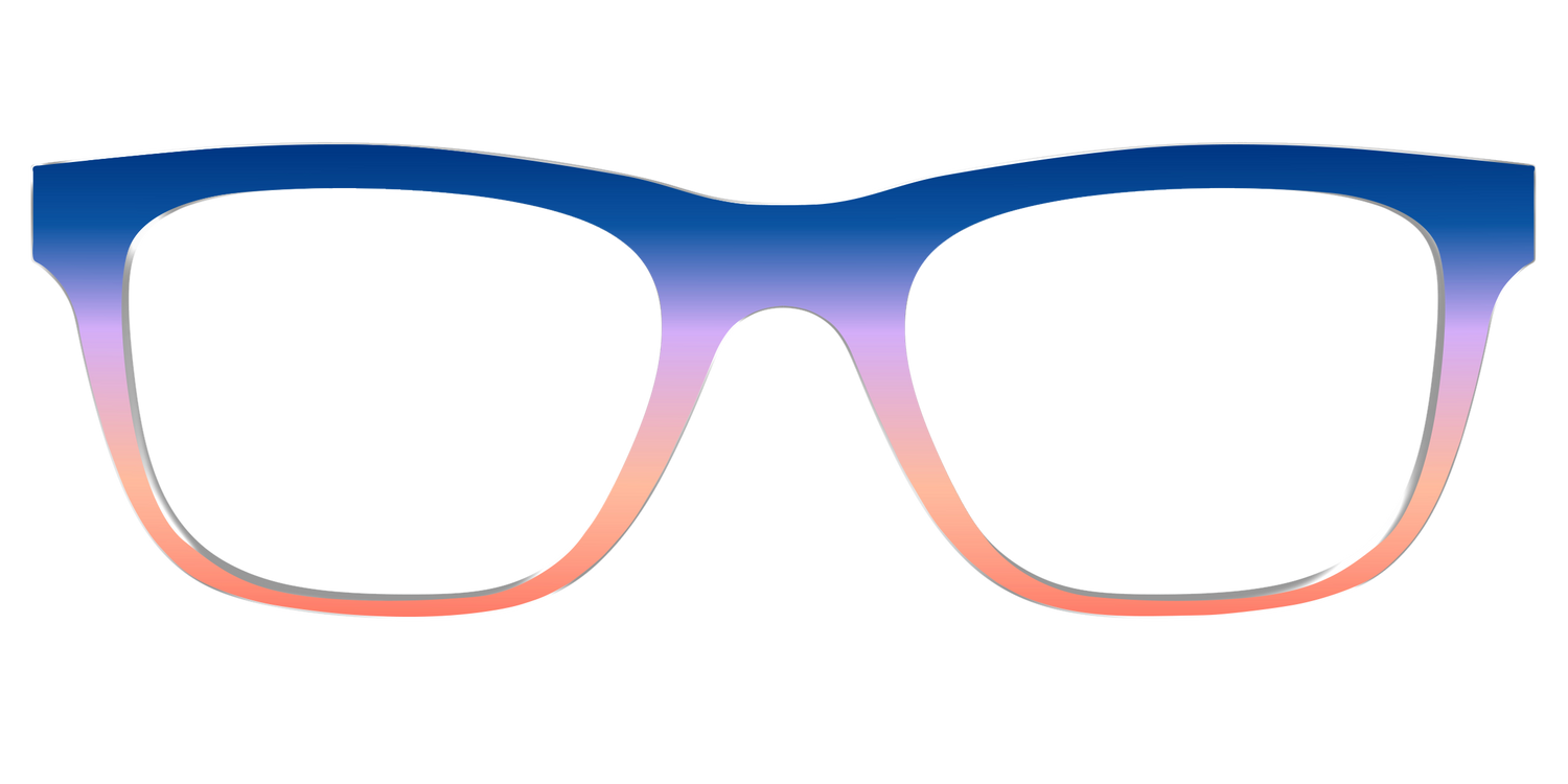 The Sundown Gradient - Front Top Image - Pair Eyewear