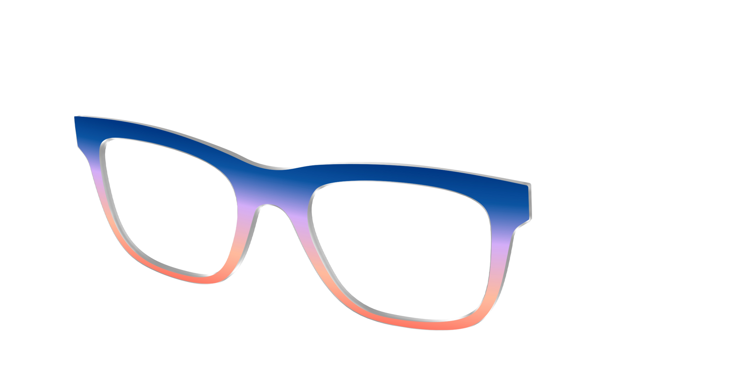 The Sundown Gradient - Angle Top Image - Pair Eyewear