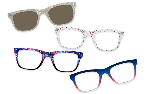 The Red White & Celebrate Topper Set - Pair Eyewear
