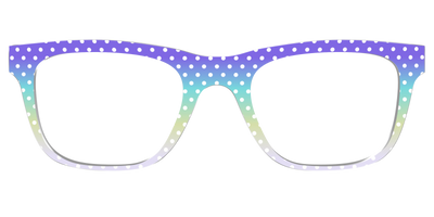 The Violet to Thistle Gradient Polka Dot - Front Top Thumbnail - Pair Eyewear