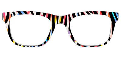 The Vivid Zebra Stripes - Front Top Thumbnail - Pair Eyewear