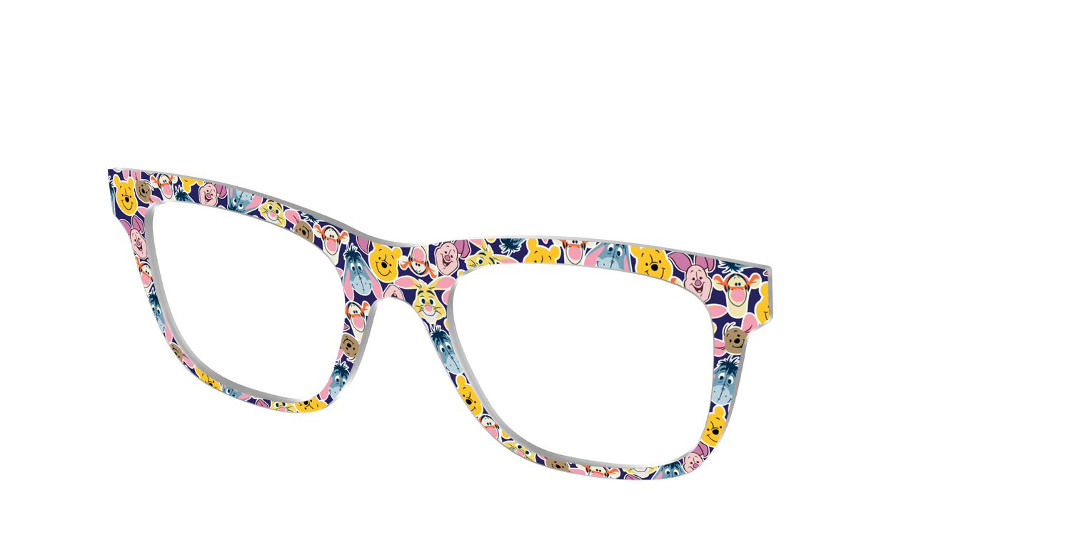 Winnie the Pooh & Friends Stickers - Angle Top Image - Pair Eyewear