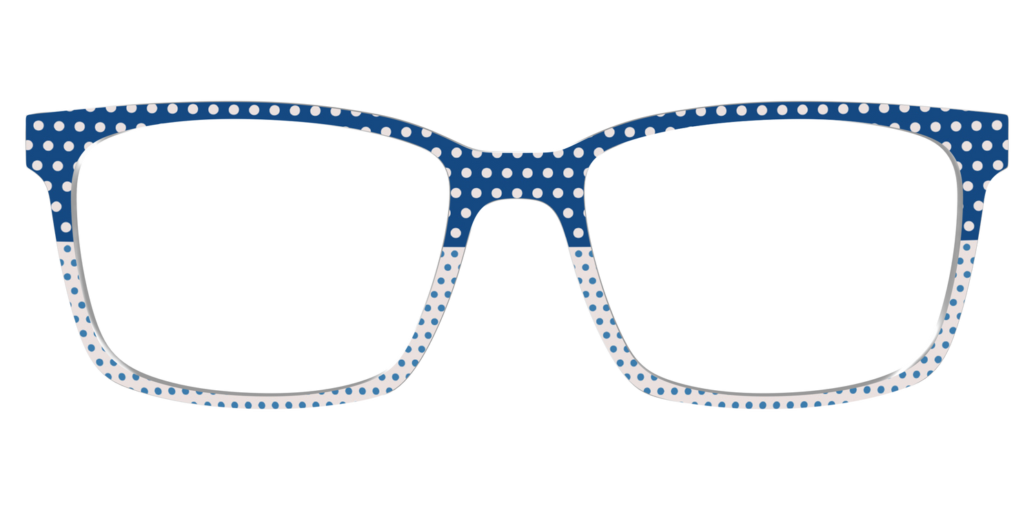 The Aegean Polka Dot Print Mix - Lifestyle Kirby Top Image - Pair Eyewear