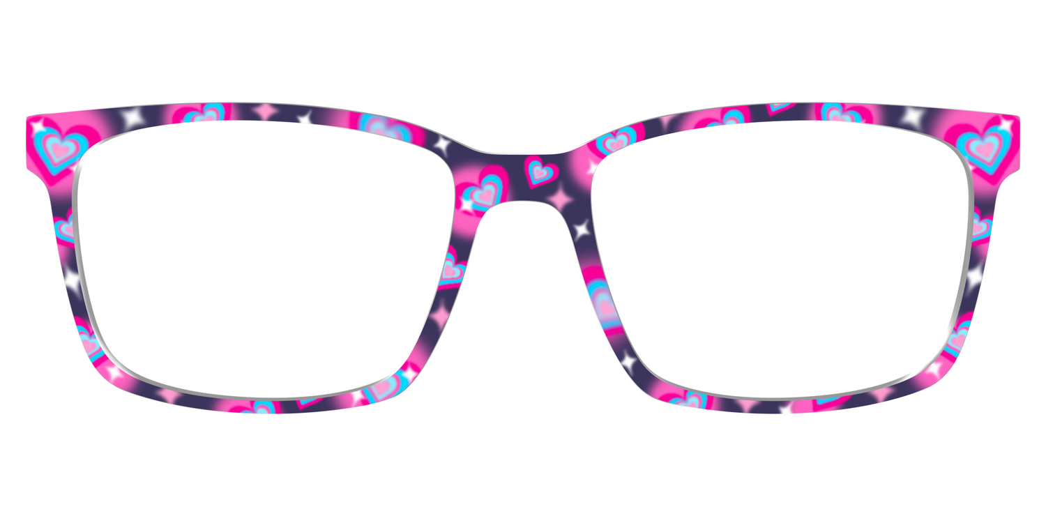The Airbrushed Hearts - Lifestyle Kirby Top Image - Pair Eyewear