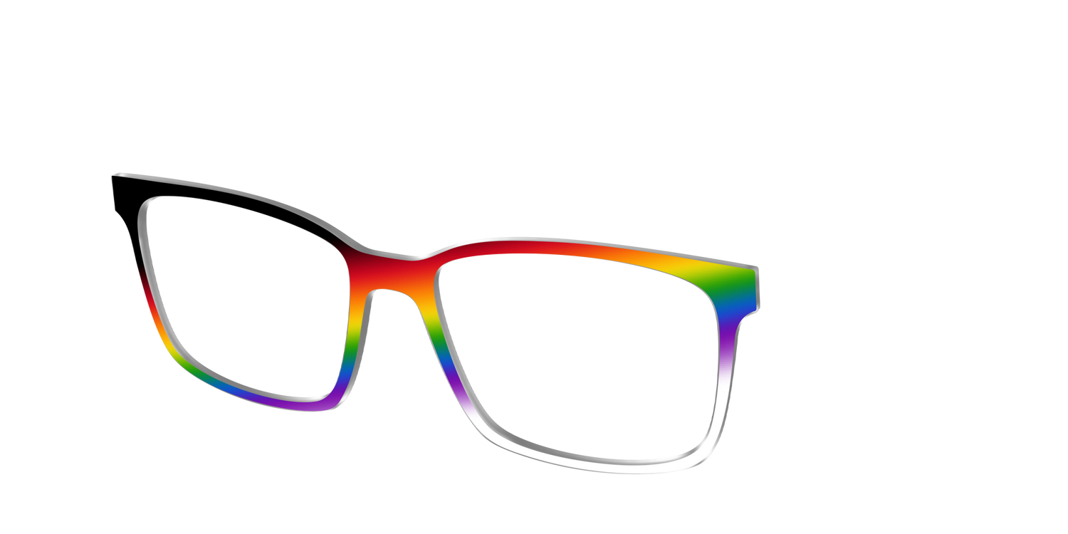 The Ally Gradient - Angle Top Image - Pair Eyewear