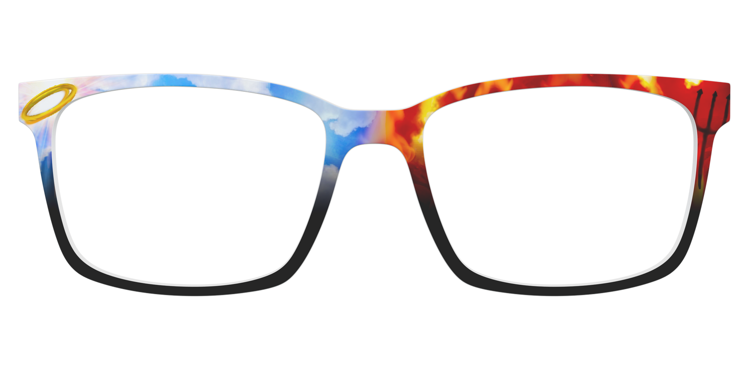 The Angel & Devil - Lifestyle Kirby Top Image - Pair Eyewear
