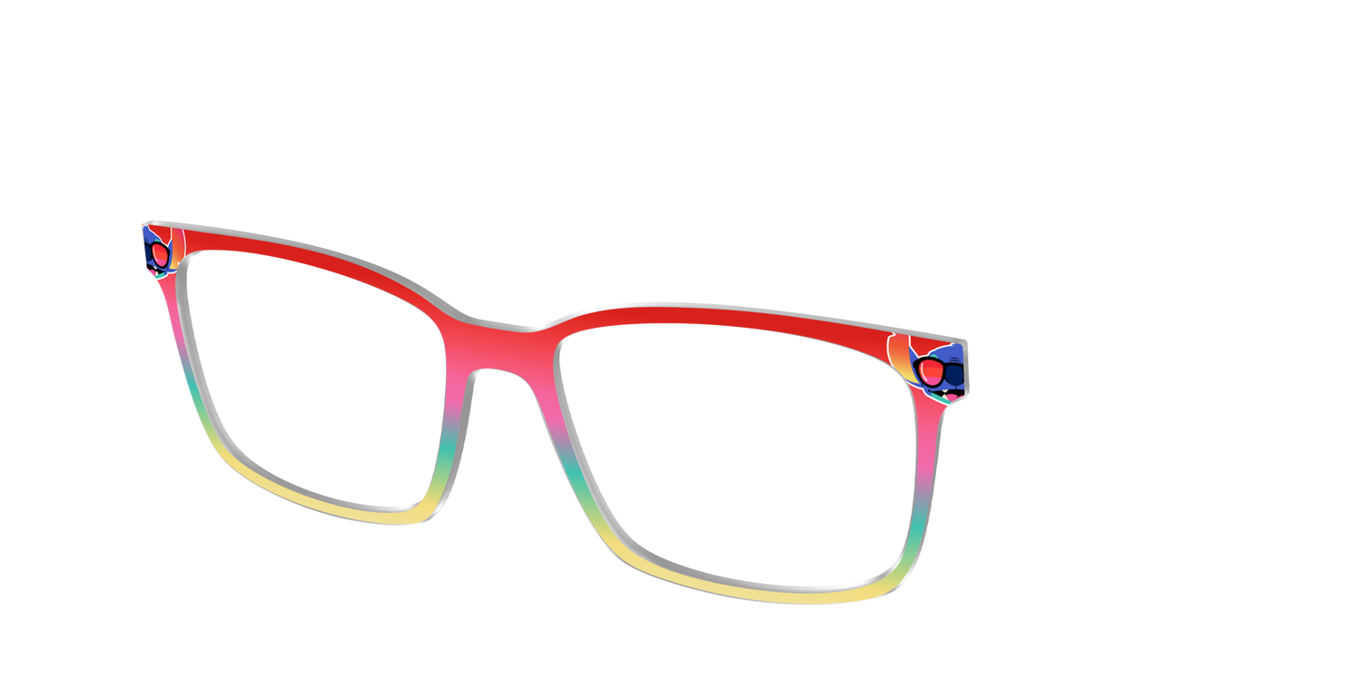 Beach Dreamin' Gradient - Angle Top Image - Pair Eyewear