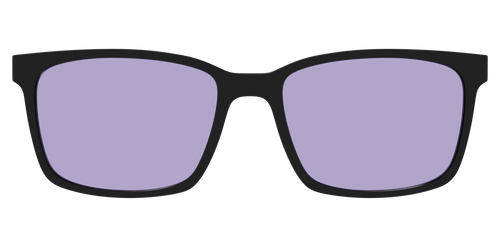 The Black With Celestial Purple Lens - Kirby Top - Pair Eyewear