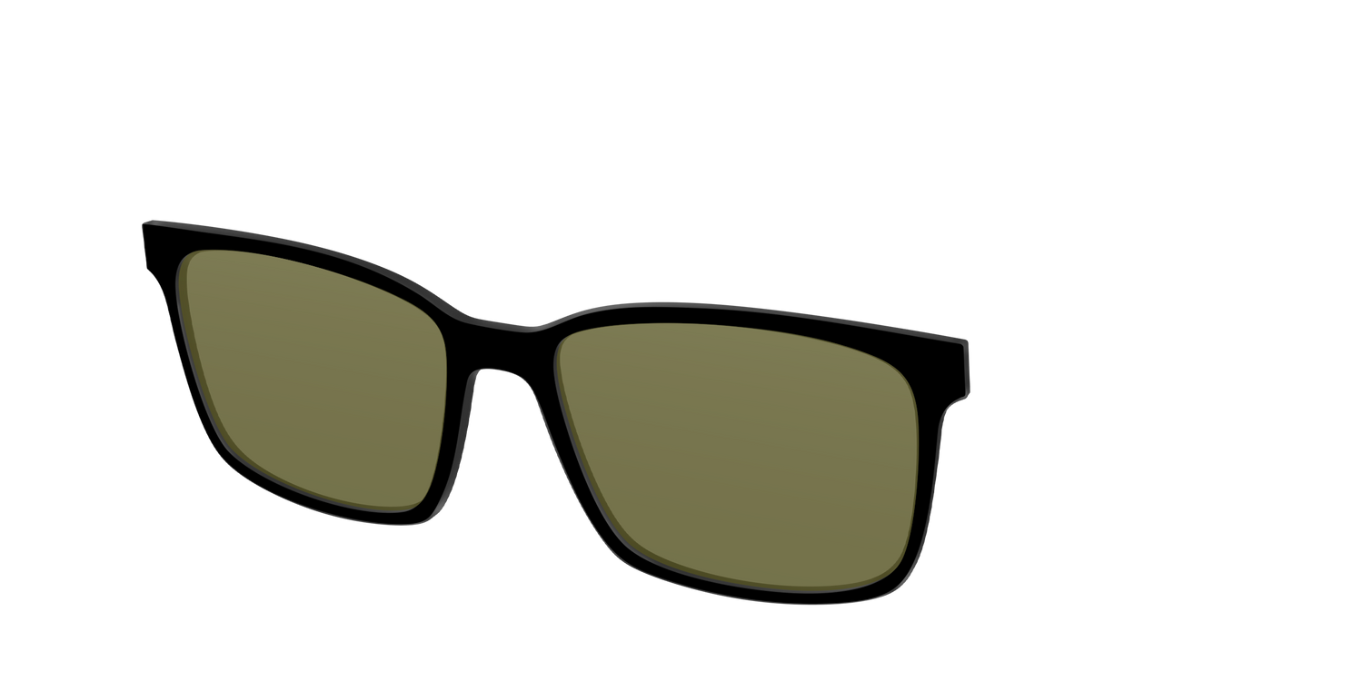 The Black with Green Racquet Sport Lens