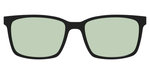 The Black With Sage Green Lens - Kirby Top - Pair Eyewear