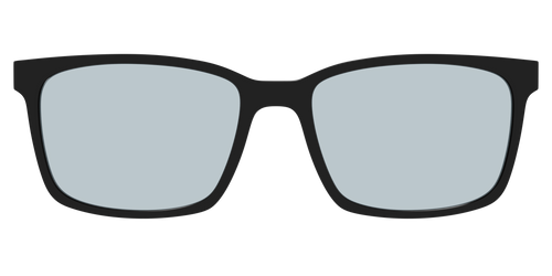 The Black With Slate Blue Lens - Kirby Top - Pair Eyewear