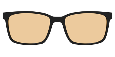 The Black With Umber Brown Lens - Front Top Thumbnail - Pair Eyewear