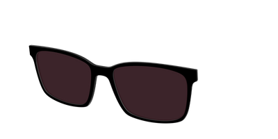 The Black with Water Lens - Angle Top Thumbnail - Pair Eyewear