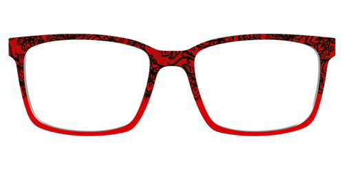 The Blood Red Lace Split - Kirby Top - Pair Eyewear