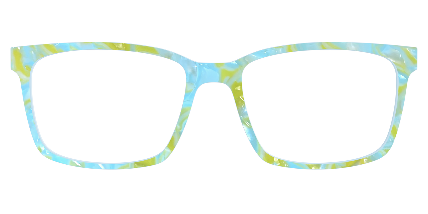 The Blue Lemonade Pearl Marble - Lifestyle Kirby Top Image - Pair Eyewear