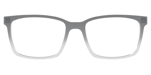 The Charcoal to Light Gray Gradient Crystal - Kirby Top - Pair Eyewear