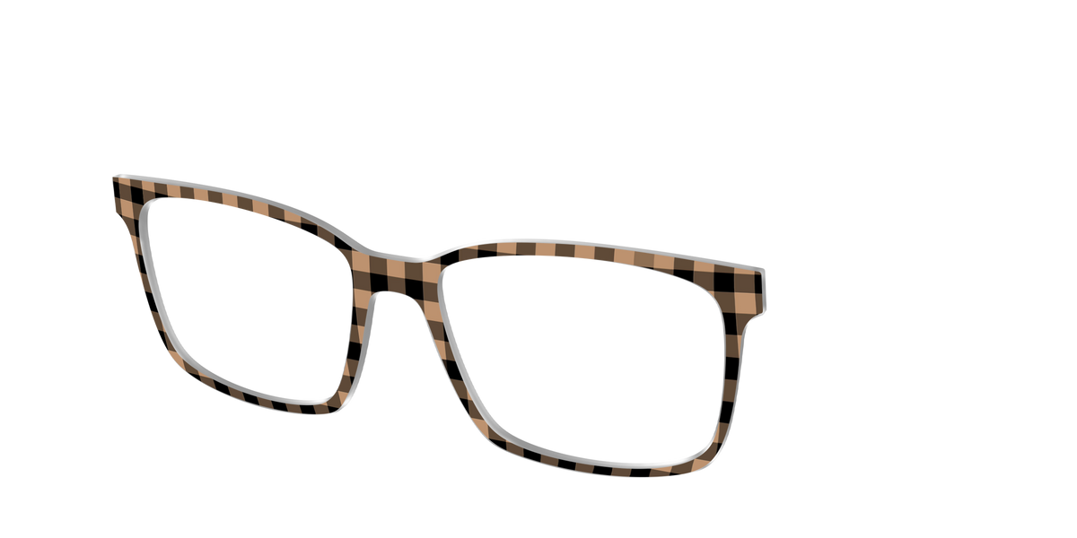 The Cider Buffalo Plaid - Angle Top Image - Pair Eyewear