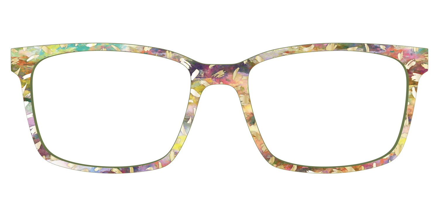 The Colorful Canvas with Gold Foil - Lifestyle Kirby Top Image - Pair Eyewear