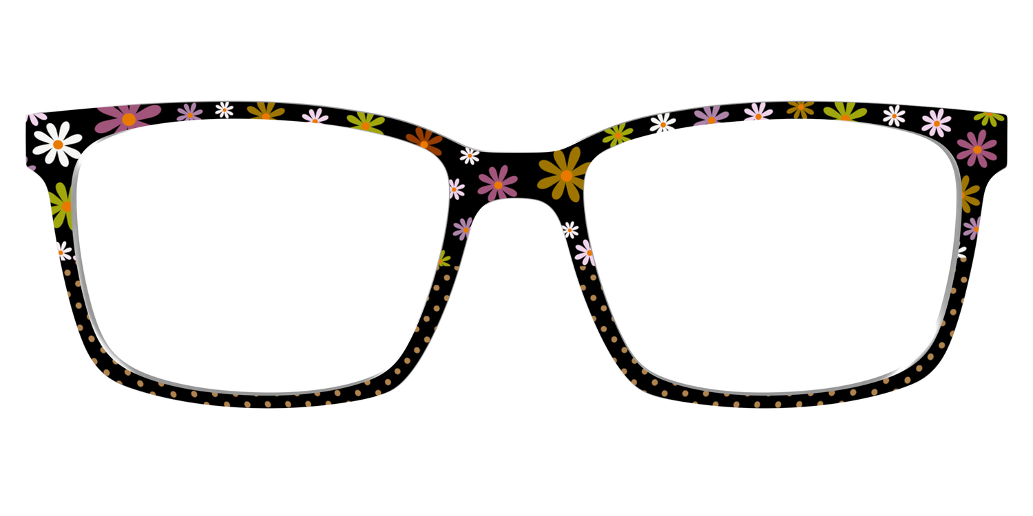 The Daisy Dot Split - Lifestyle Kirby Top Image - Pair Eyewear