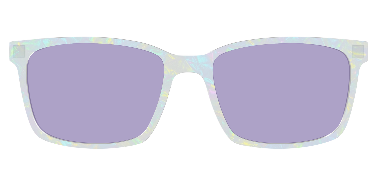 The Dazzling Opal with Celestial Purple Lens - Lifestyle Kirby Top Image - Pair Eyewear